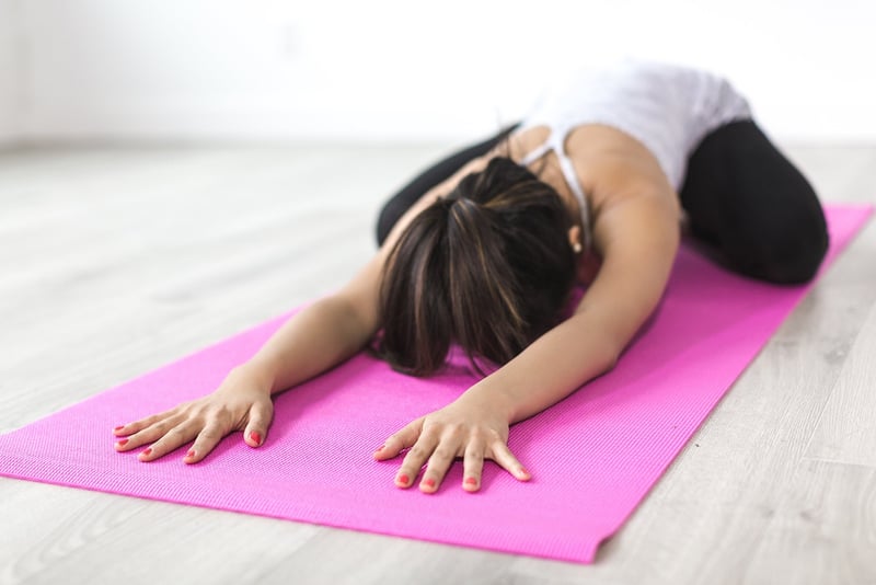 Yoga pose for alignment